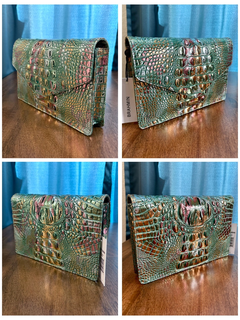 Brahmin EUC Wendy- Soulful - Multi Color Metallic - EXCLUSIVE - Crossbody/Clutch - Picture 4 of 17